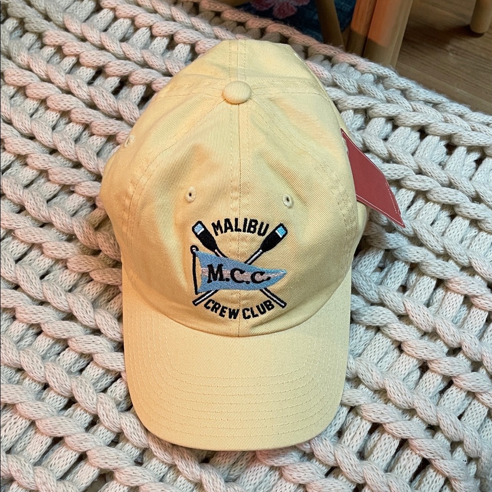 Anthropologie American needle Yellow Cotton Cap nwt